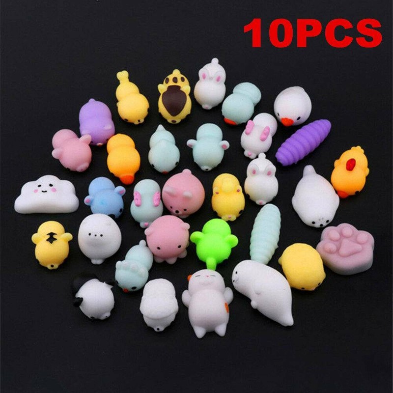 Что находится внутри игрушки антистресс Купить Подвеска Пакет из 10x Kawaii Squishy Mini Animal Мягкие силиконовые игруш