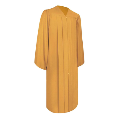Endea Graduation Matte Gold Graduation Gown & Cap