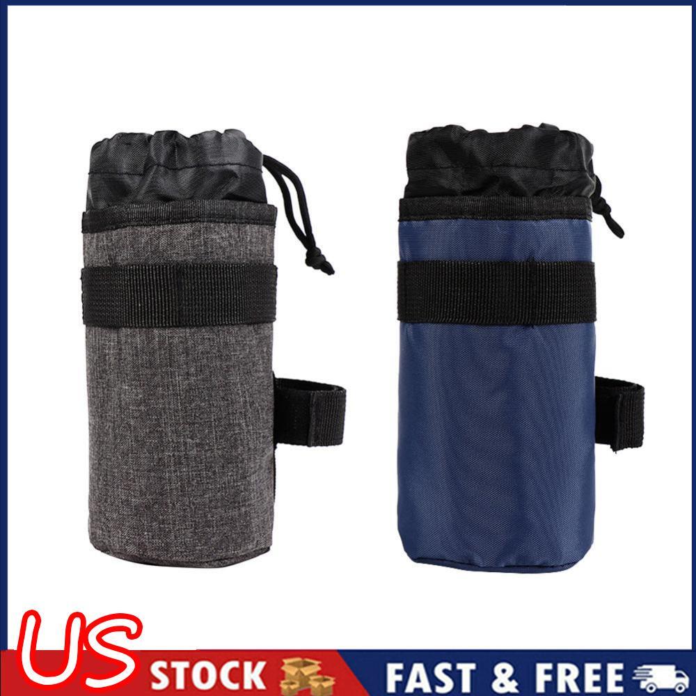 Insulated Water Bottle Pouch Cycling Handlebar Stem Kettle Bag Bicycle Accessory