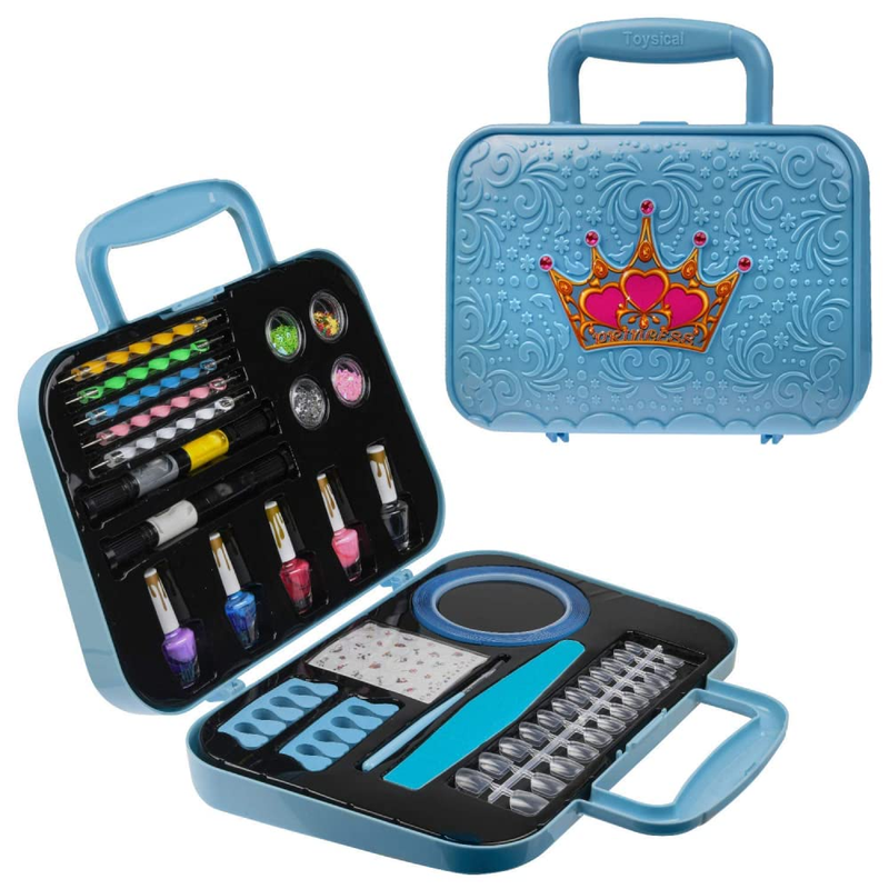 Toysical Nail Art Kit for Girls - Girls Nail Polish Sets for Kids or Tweens - No