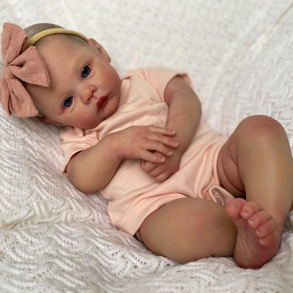 Realistic Reborn Baby Dolls Vinyl Silicone Handmade Newborn Girl Doll Xmas Gift