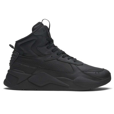 

Puma RsX High Top Мужские черные кроссовки Повседневная обувь 38921101, Черный, Puma RsX High Top