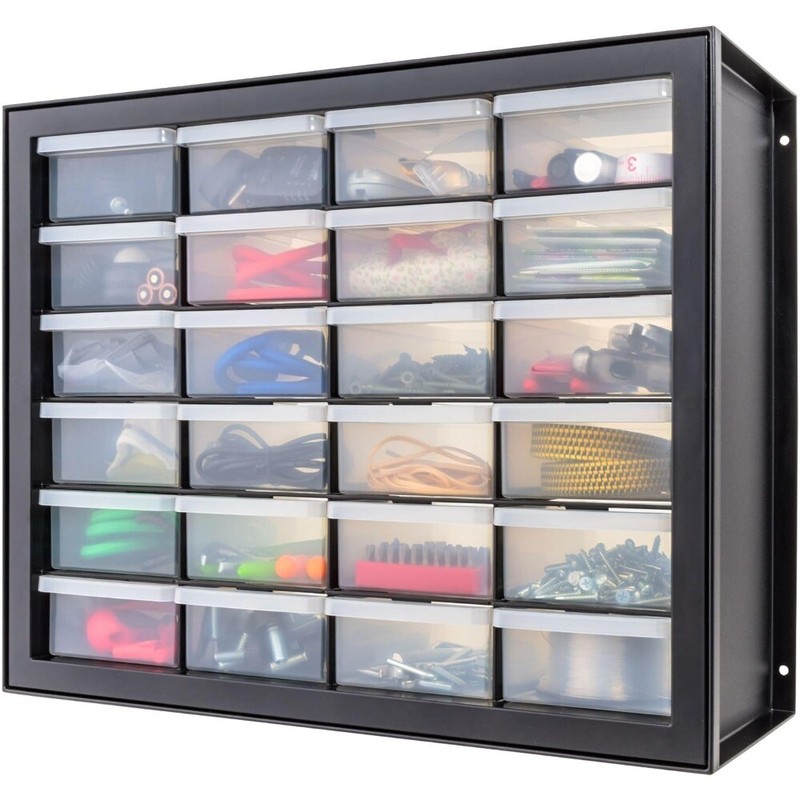 Organizer, Hardware Storage Organizer, 24 Drawer Parts Cabinet