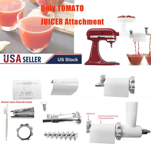 Stand Meat Grinder/Fruit Strainer TOMATO Juicer/Slicer Attachment For