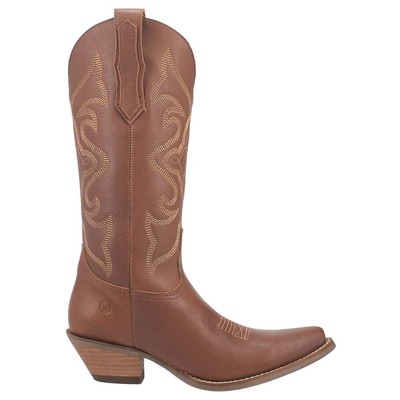 

Женские коричневые повседневные ботинки Dingo Out West Snip Toe Cowboy DI920-200, Коричневый, Dingo Out West Snip Toe Cowboy