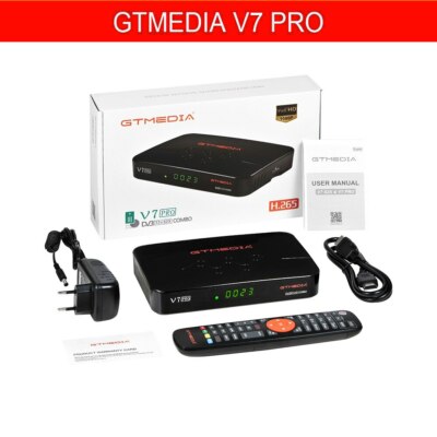 DVB-S2 DVB T2 GTmedia V7 PRO With H265/Hevc 10Bit Dolby Updated From V7 Plus
