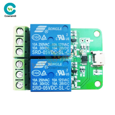 HID Drive free USB/Micro USB 1/2/4CH 5V Relay Module 10A 250V AC / 10A 30V DC