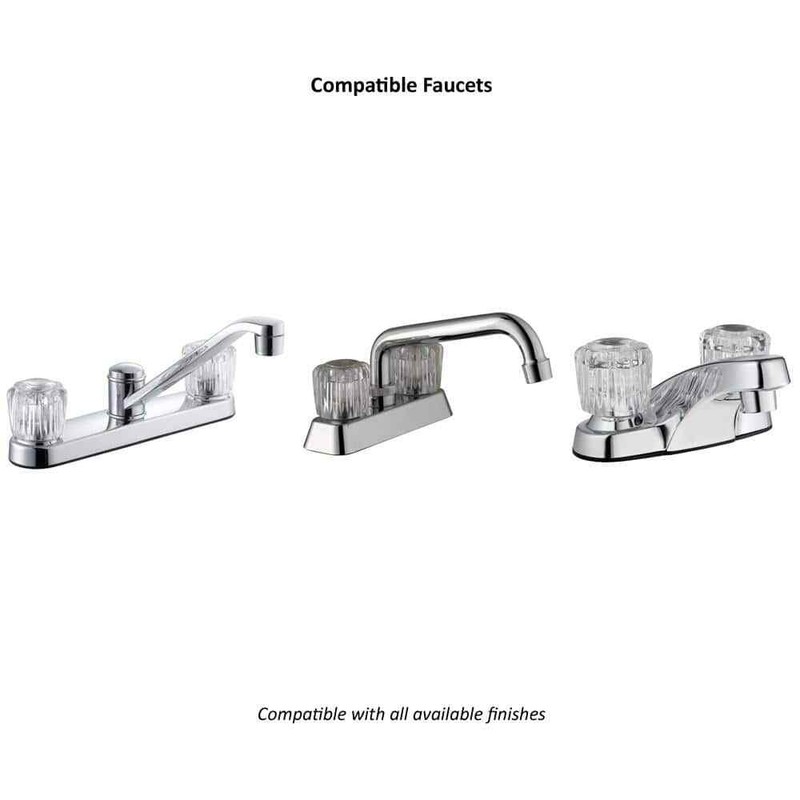 Glacier Bay Aragon Bath And Kitchen Faucet Acrylic Handle