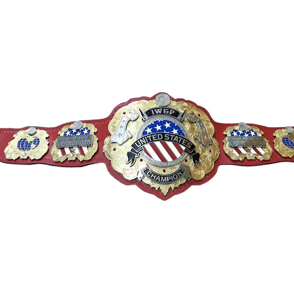 IWGP US World Heavyweight Championship Wrestling Replica Belt 2MM/4MM - Picture 5 of 5