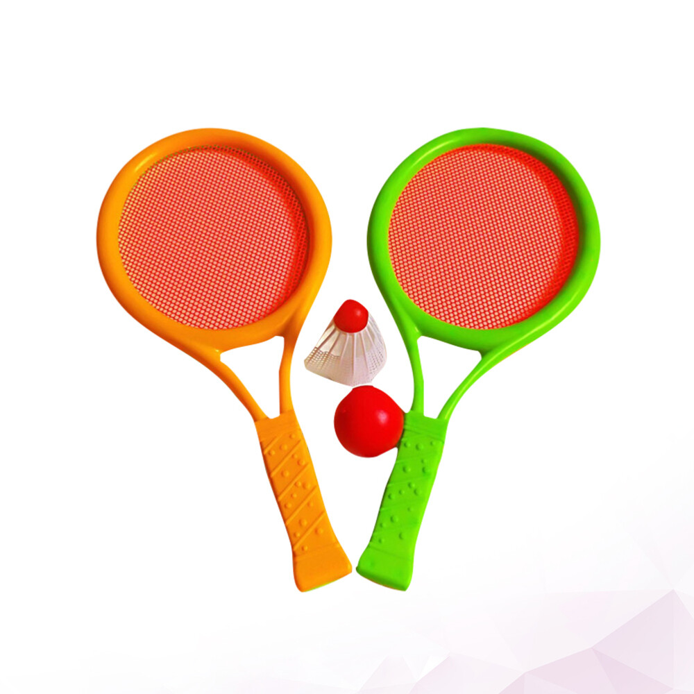 1 Set Kids Badminton Tennis Rackets Children Outdoor ...