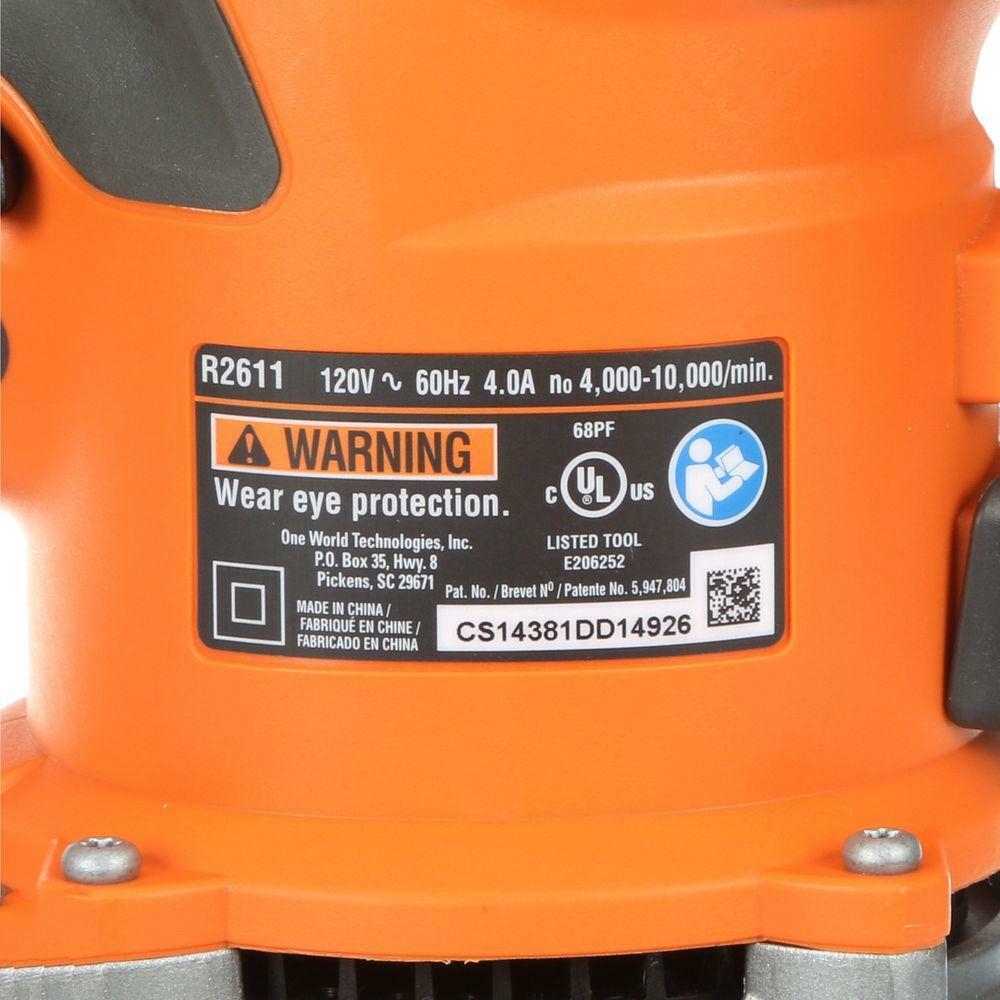 RIDGID 6 in. Variable-Speed Dual Random Orbital Sander with Airguard Technology