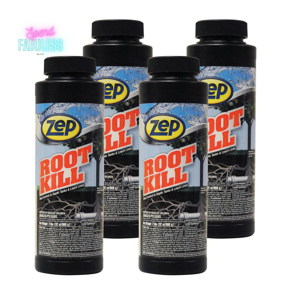 Zep Root Kill Drain Cleaner Sewer Pipes Septic Lines Roots Remover 32