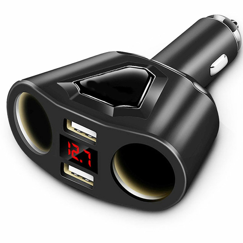 Автомобильное зарядное устройство в прикуриватель rock car cigarette lighter socket pd