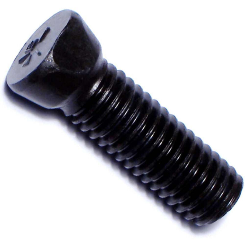 5 Clipped Head Bolt and Nut for Harow/Cultivator Plowshares 7/16" x 1-1/2" Grd 5
