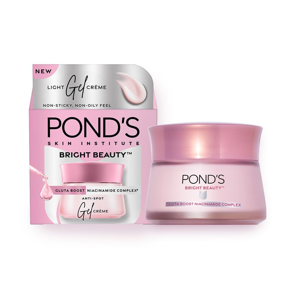 New POND'S Gel Cream For Bright Beauty Non-Oily Glowing Skin Day Cream -50g