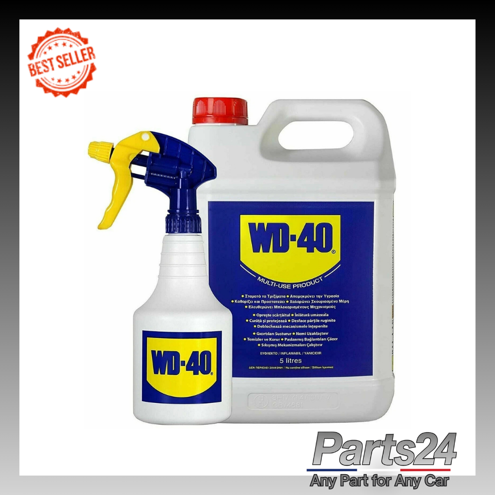 WD-40 Multi-Use Lubricant With Sprayer 5L 5 Litre Stops Squeaks Protection
