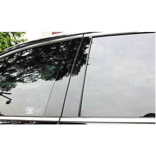 For 2006-2011 Honda Civic 6PCS Black Pillar Posts Cover Door Trim Window Decal