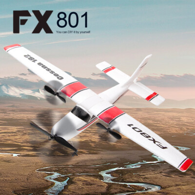 FX801 2,4GHz 2CH RC Flugzeug Ferngesteuertes Starrflügel Drohne Spielzeug RTF DE