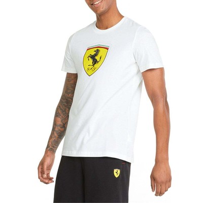 

Футболка Puma Ferrari Race Colored Shield с круглым вырезом с коротким рукавом Мужская размер  C, Белый, Puma Ferrari Race Colored Shield Crew Neck Short Sleeve TShirt