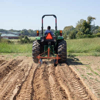 Titan Attachments Orange 48" Adjustable Disc Bedder, Category 1, 3 Point QH1