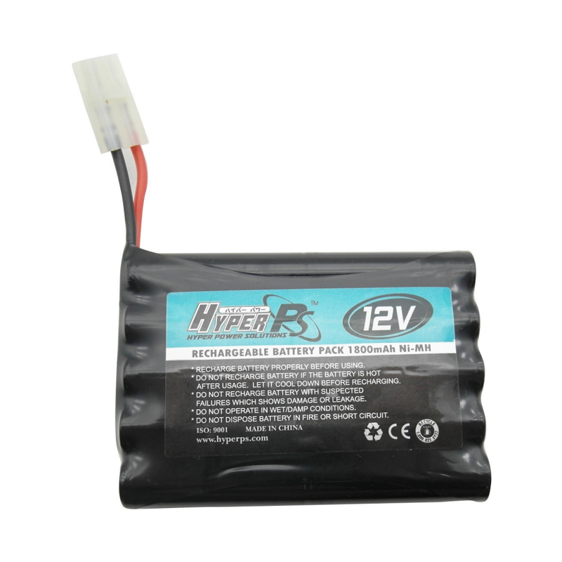 12V 1800mAh Ni-MH 10 Cell Rechargeable Battery Pack for RC Car Boat Airplane Toy