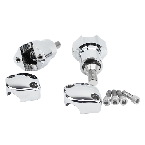 2.5" Chrome Risers Kit for Harley Springer Softail Heritage Softail FLSTS FXSTS 