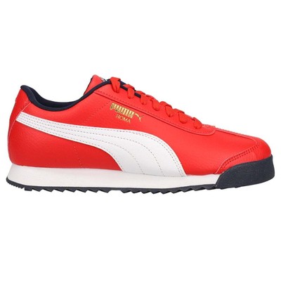 

Puma Roma Country Lace Up Youth Boys Красные кроссовки Повседневная обувь 39155001, Красный, Puma Roma Country Lace Up Youth