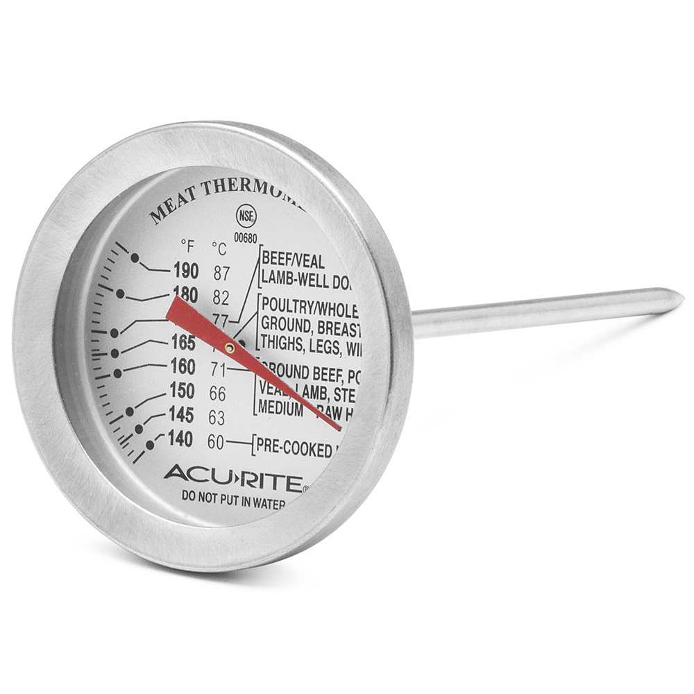 Meat Poultry Thermometer Dial AcuRite Easy Use eBay