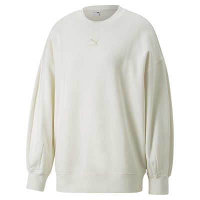 Женская толстовка с круглым вырезом оверсайз от Puma Classics, размер XL 53568299