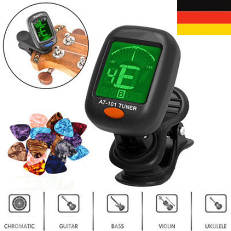 Lcd Clip-On Digital Gitarre StimmgerÃ¤T Tuner FÃ¼R Bass Violine Ukulele Gitarren /