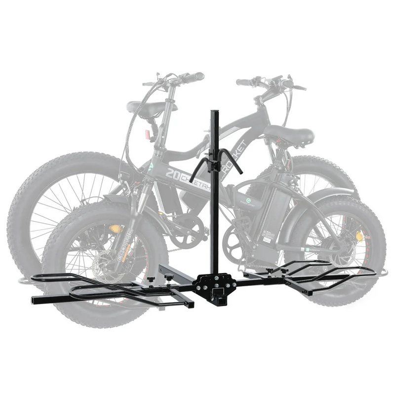 Fat Tire Bike Rack Hitch Mount 2-Bike Carrier Vehicle Heavy Duty Folding Lock