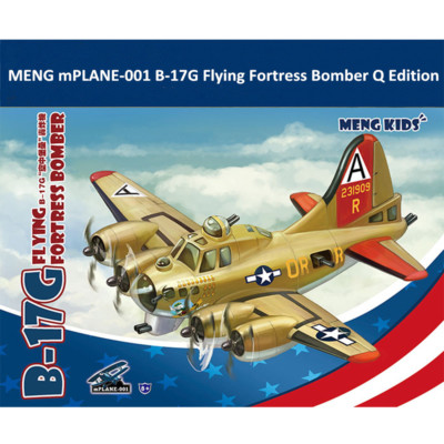 MENG mPLANE-001 B-17G Flying Fortress Bomber Q Edition Assembly Model Kit