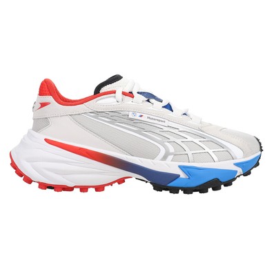 Puma Bmw Mms Spirex Lace Up  Mens Blue, Red, White Sneakers Casual Shoes 3083000