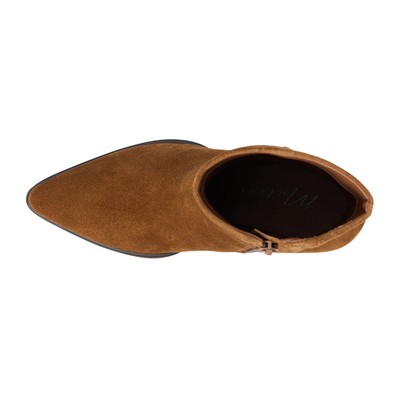 Pre-owned Matisse Gabbie Pointed Toe Zippered Womens Brown Casual Boots Gabbie-649