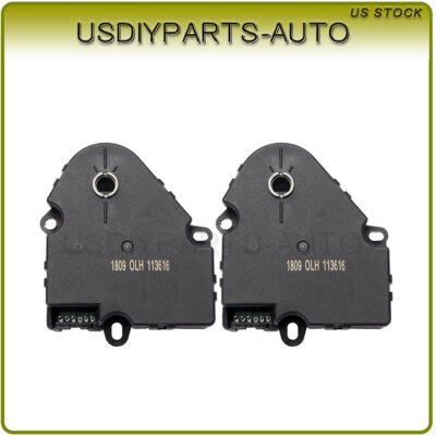 Fit for 88-94 Chevy C1500 C2500 C3500 Truck (2) HVAC Heater Blend Door Actuator