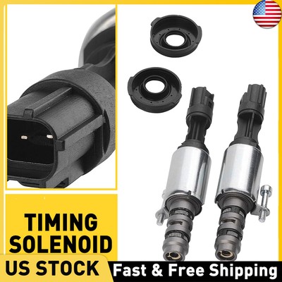 Set of 2 For Ford VCT Camshaft Timing Solenoid Valve for Ford 4.6L 5.4L 6.4L VVT