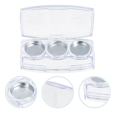  6 Pcs Eye Shadow Box Customizable Makeup Case Container Travel