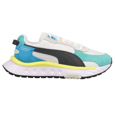 

Синие кроссовки Puma Wild Rider Rollin Youth Boys Повседневная обувь 382028-01, Синий, Puma Wild Rider Rollin' Youth