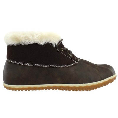 

Повседневные ботинки Minnetonka Tega Duck Womens Size 7 B 87302-BRO, Коричневый, Minnetonka Tega Duck
