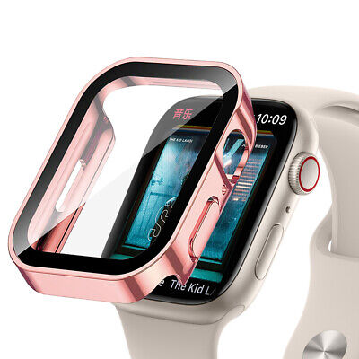 For Apple Watch Case Series 4/5/6/7/8/9 Ultra Screen Protector Protective Cover-
