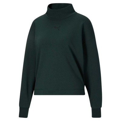 

Толстовка Puma Her Mock Neck Женская Зеленая 846876-80, Зеленый