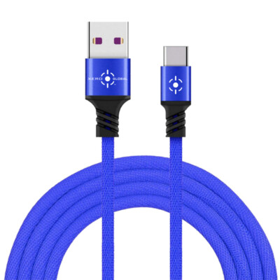 Xero Global 5 Amp Super Charge Type-C to Type-A Data Cable (USB 2.0)