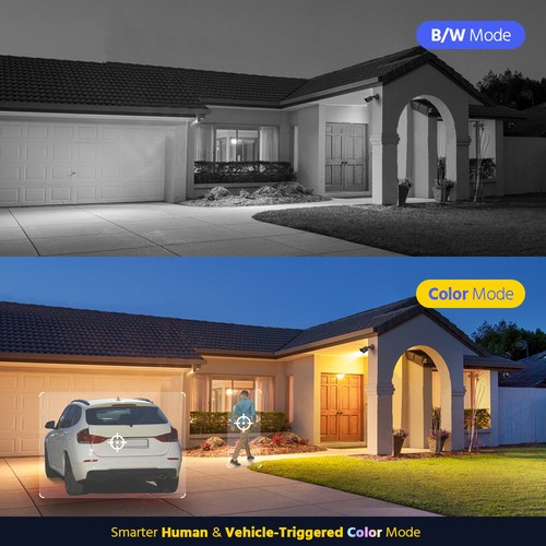 ANNKE HD 3K 5MP 4in1 Security Camera Outdoor Color Night Vision Audio Recording