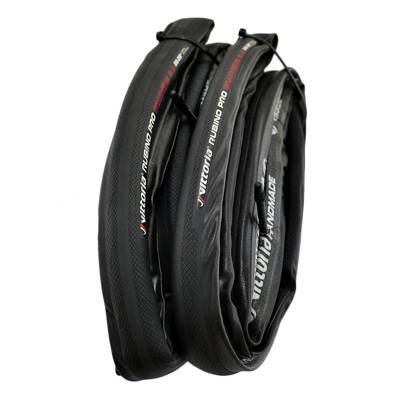 Vittoria Rubino Pro IV G2.0 GRAPHENE 700x28C Tubular Bicycle Bike Tire , Black