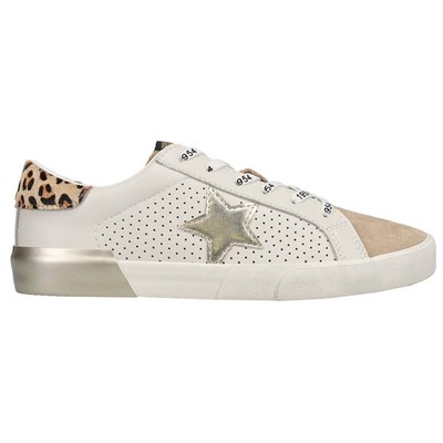 Винтажные женские кроссовки Havana Mag Leopard Slip On Off White, повседневная обувь MAG2-