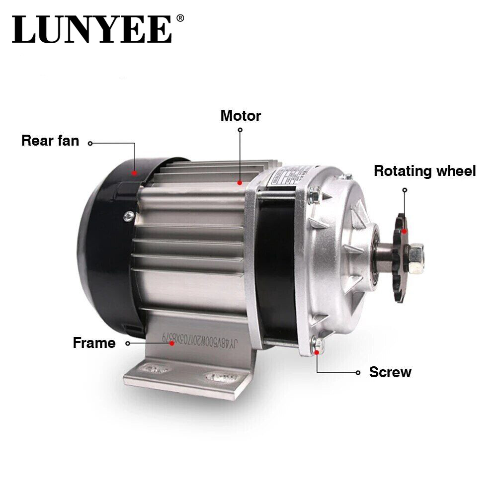 Differential Motor Kit 48V1000W High Speed Motor Brushless DC Electric Tricycle