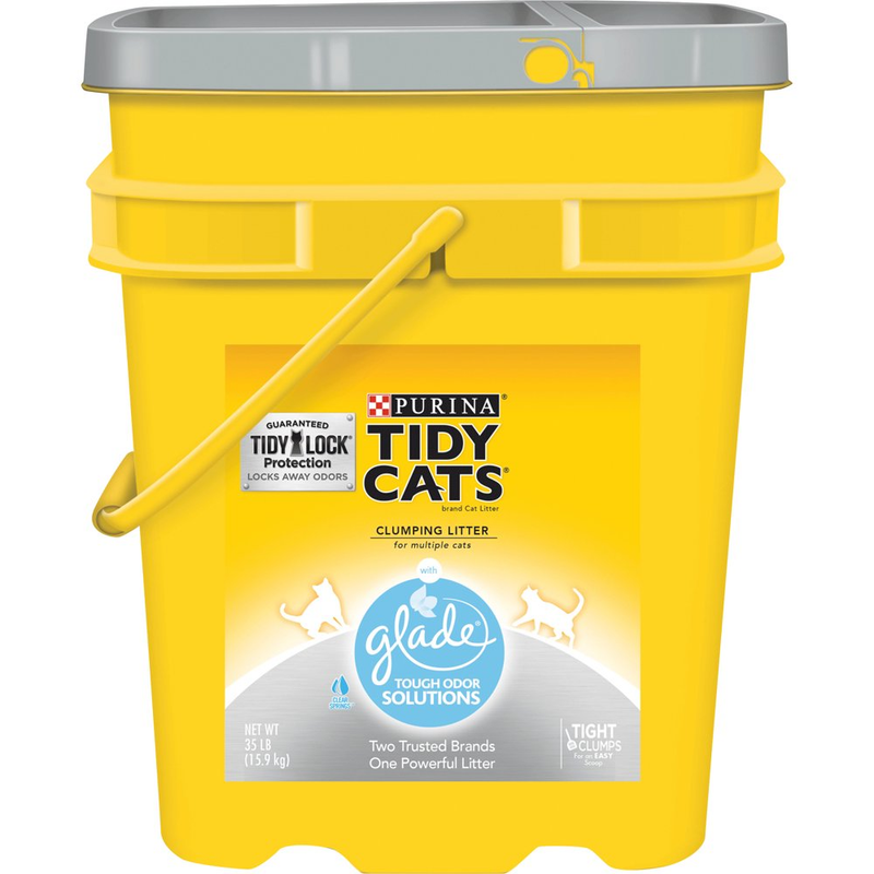 Litter Cat Purina Tidy Clumping Natural Clay Product Deodorizing System 35 Lb