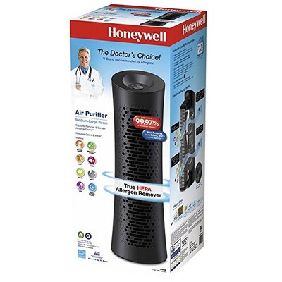 Honeywell True HEPA Tower Allergen Remover Air Purifier - Black, HPA030B