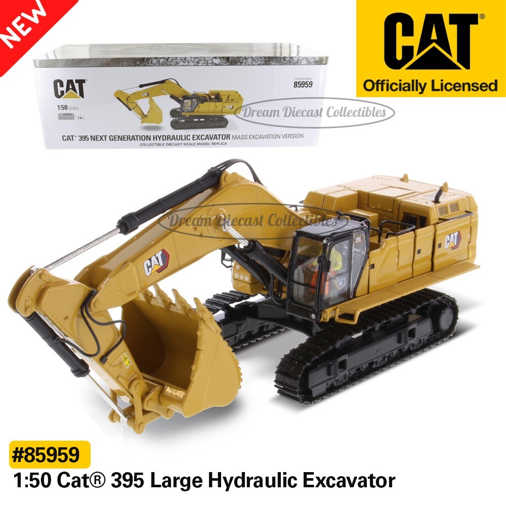 未開封　ダイキャストマスター　1/50 キャタピラーCAT395 CAT CATERPILLAR 1:50 395 LARGE HYDRAULIC MASS EXCAVATOR