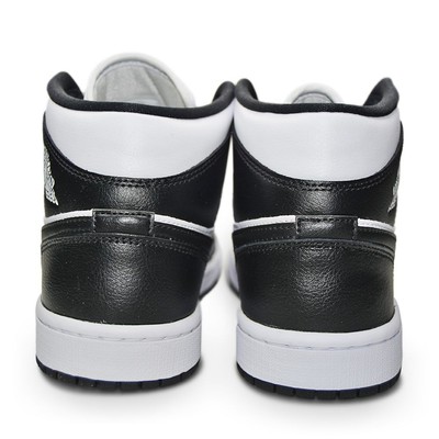 Pre-owned Nike Womens  Air Jordan 1 Mid "panda" - Dv0991 101- White Black White